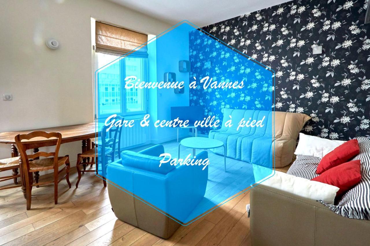 Apt 1 Ch - Centre Ville Vannes - Gare A Pied - Parking Ngoại thất bức ảnh